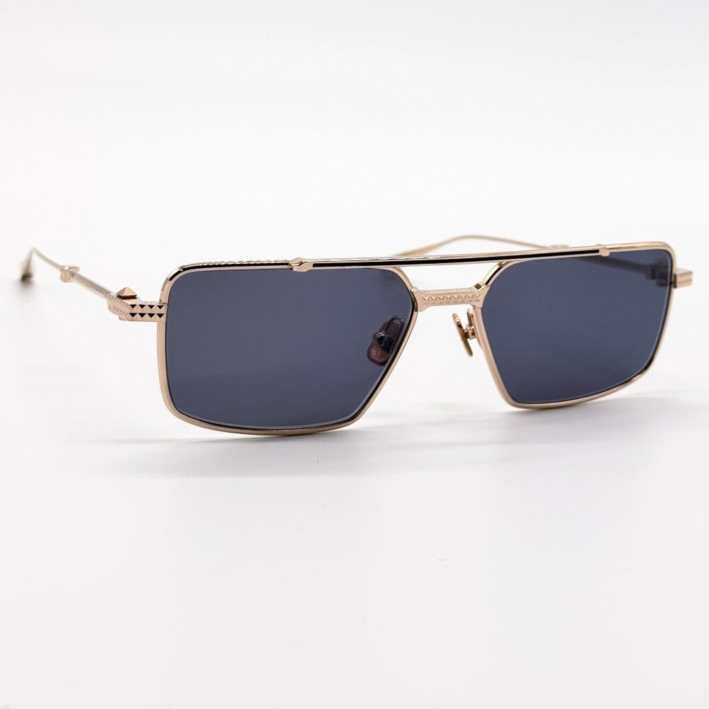 NEW VALENTINO SUNGLASSES VLS-111A 129 GOLD/GRAY WOMEN EYEWEAR